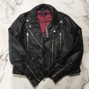 Faux Leather Jacket